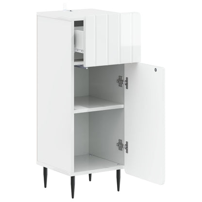 Badkamer Opbergkast ZWOLLE Hoogglans Wit 30 x 31 x 79,5 cm