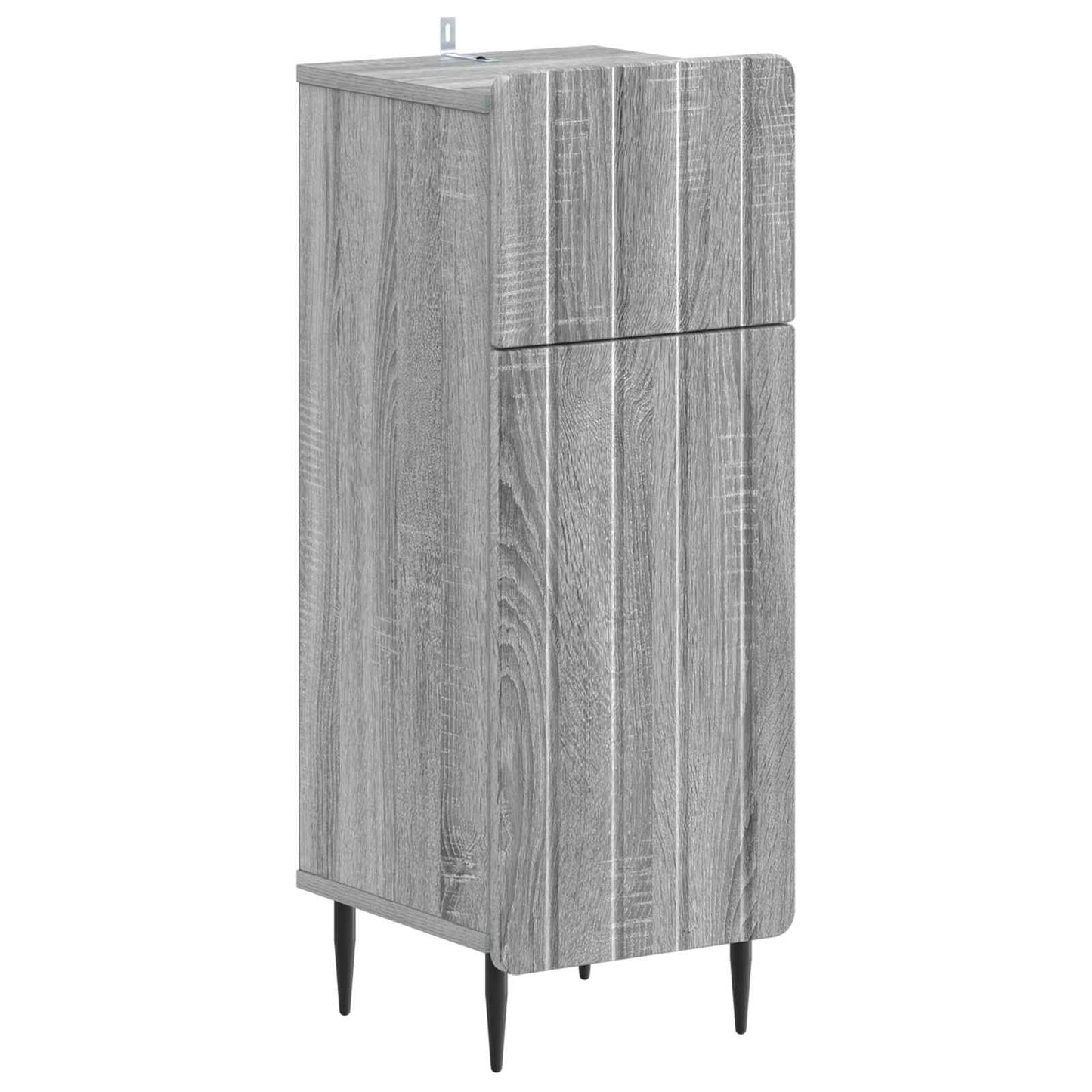 Badkamer Opbergkast ZWOLLE Grijs Sonoma 30 x 31 x 79,5 cm