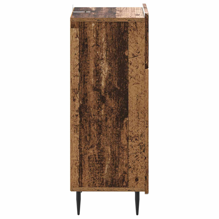 Badkamer Opbergkast ZWOLLE Oud hout 30 x 31 x 79,5 cm