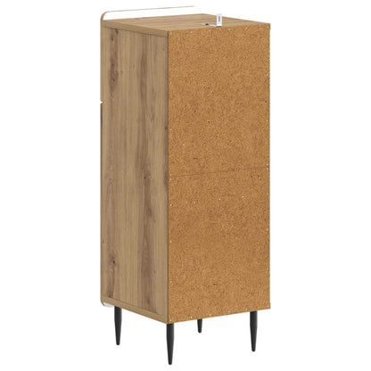 Badkamer Opbergkast ZWOLLE Artisanaal eiken 30 x 31 x 79,5 cm