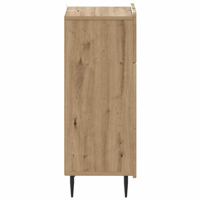 Badkamer Opbergkast ZWOLLE Artisanaal eiken 30 x 31 x 79,5 cm