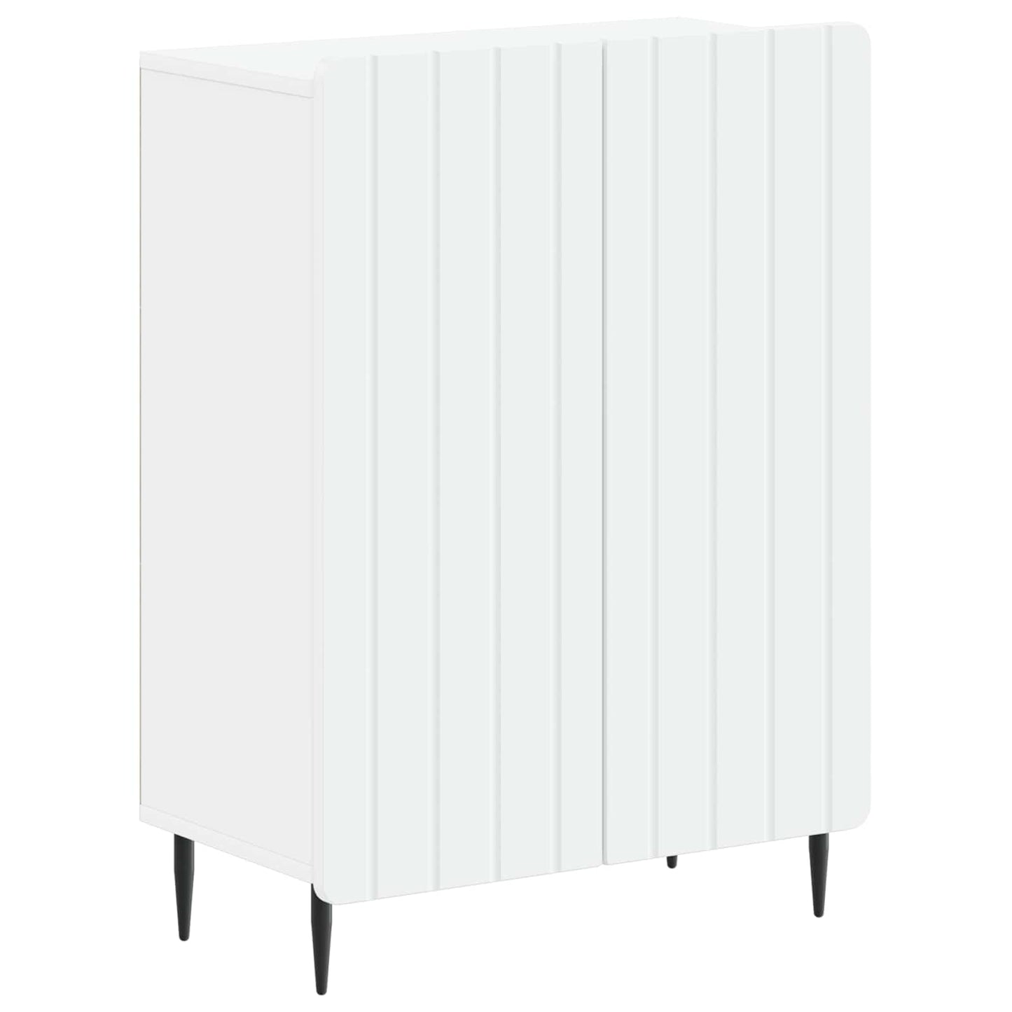 Badkamer Opbergkast ZWOLLE Wit 59,5 x 31 x 79,5 cm Bewerkt hout
