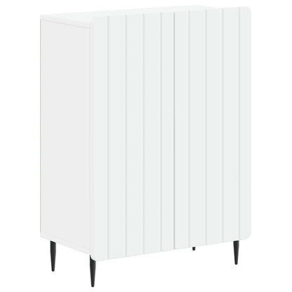 Badkamer Opbergkast ZWOLLE Wit 59,5 x 31 x 79,5 cm Bewerkt hout