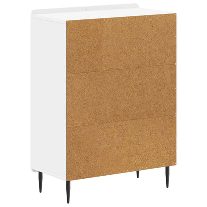 Badkamer Opbergkast ZWOLLE Wit 59,5 x 31 x 79,5 cm Bewerkt hout
