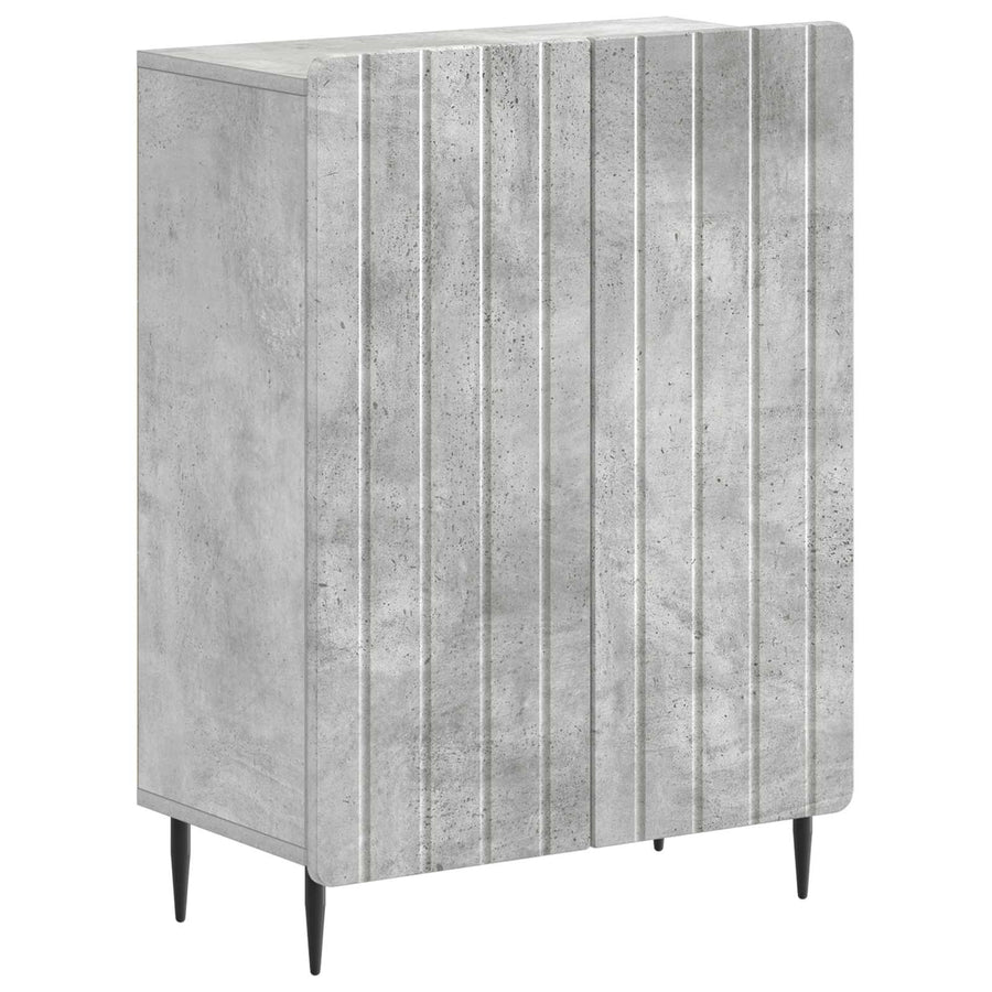 Badkamer Opbergkast ZWOLLE Betongrijs 59,5 x 31 x 79,5 cm