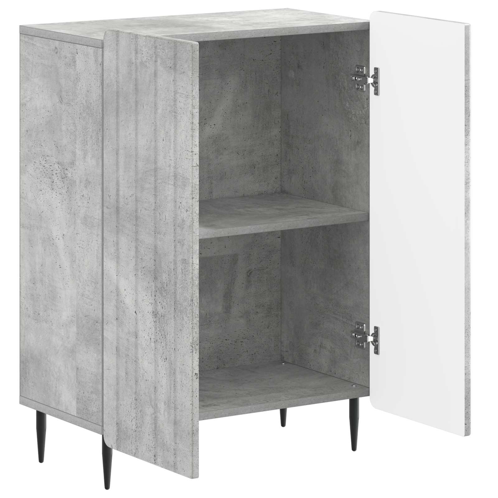 Badkamer Opbergkast ZWOLLE Betongrijs 59,5 x 31 x 79,5 cm