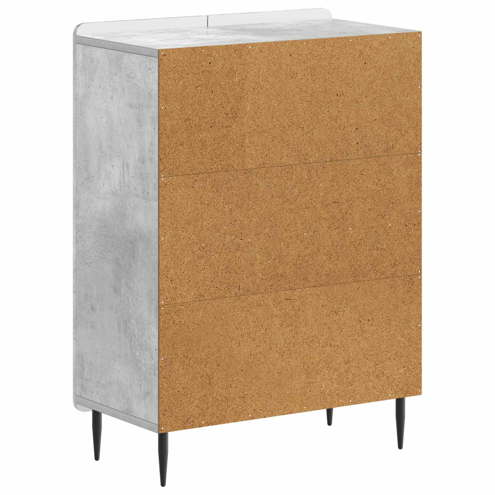 Badkamer Opbergkast ZWOLLE Betongrijs 59,5 x 31 x 79,5 cm