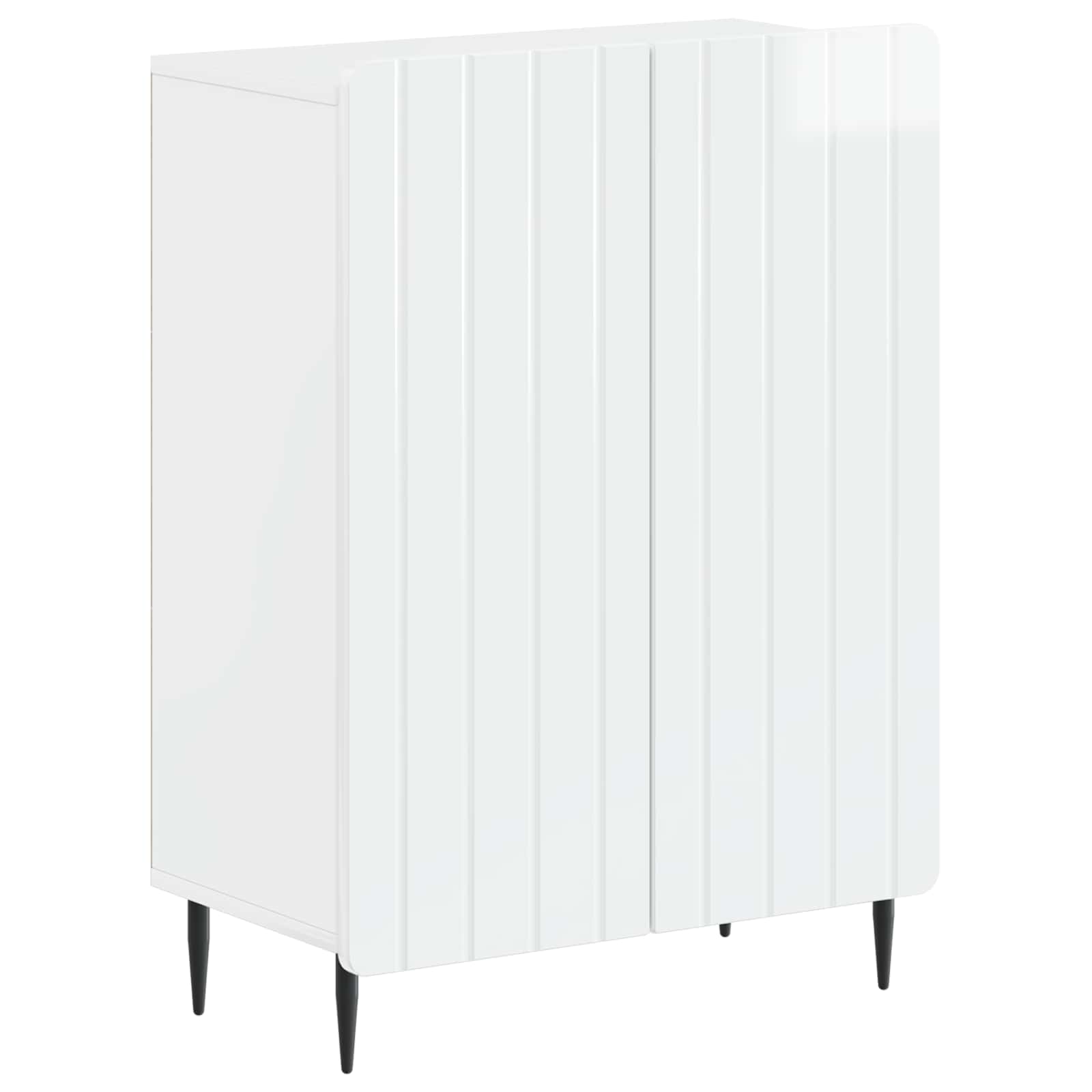 Badkamer Opbergkast ZWOLLE Hoogglans Wit 59,5 x 31 x 79,5 cm