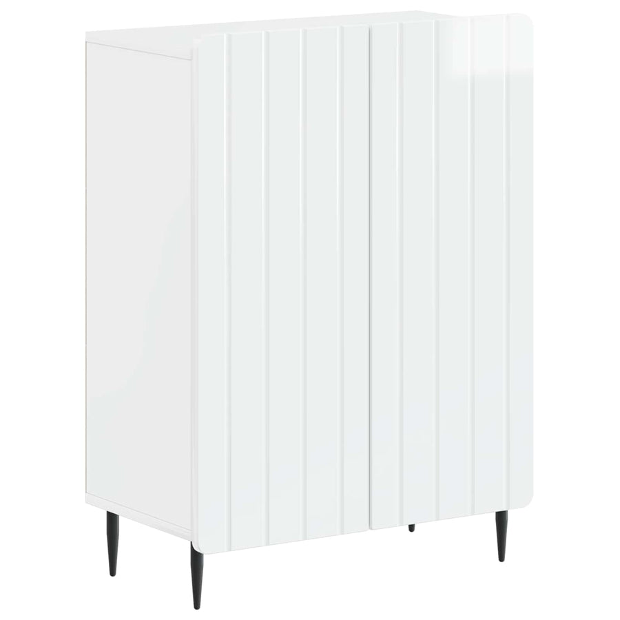 Badkamer Opbergkast ZWOLLE Hoogglans Wit 59,5 x 31 x 79,5 cm