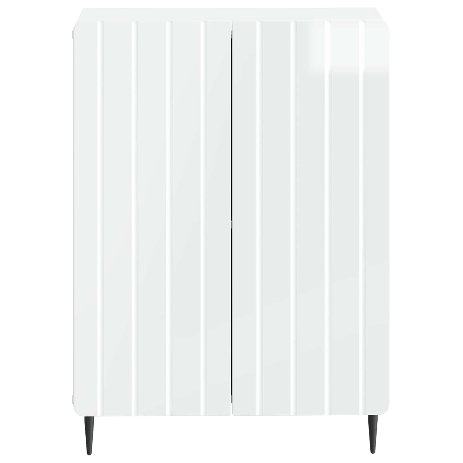 Badkamer Opbergkast ZWOLLE Hoogglans Wit 59,5 x 31 x 79,5 cm