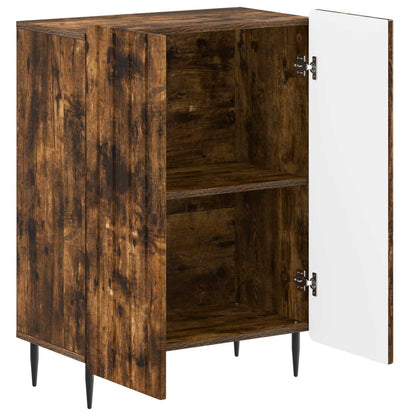 Badkamer Opbergkast ZWOLLE Gerookt eiken 59,5 x 31 x 79,5 cm