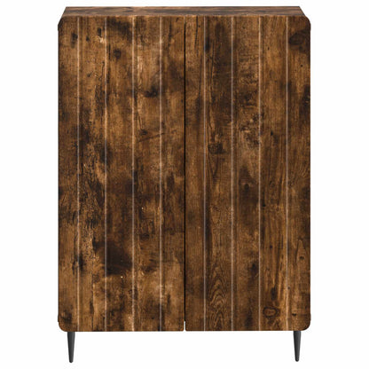 Badkamer Opbergkast ZWOLLE Gerookt eiken 59,5 x 31 x 79,5 cm