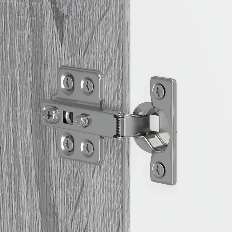 Badkamer Opbergkast ZWOLLE Grijs Sonoma 59,5 x 31 x 79,5 cm