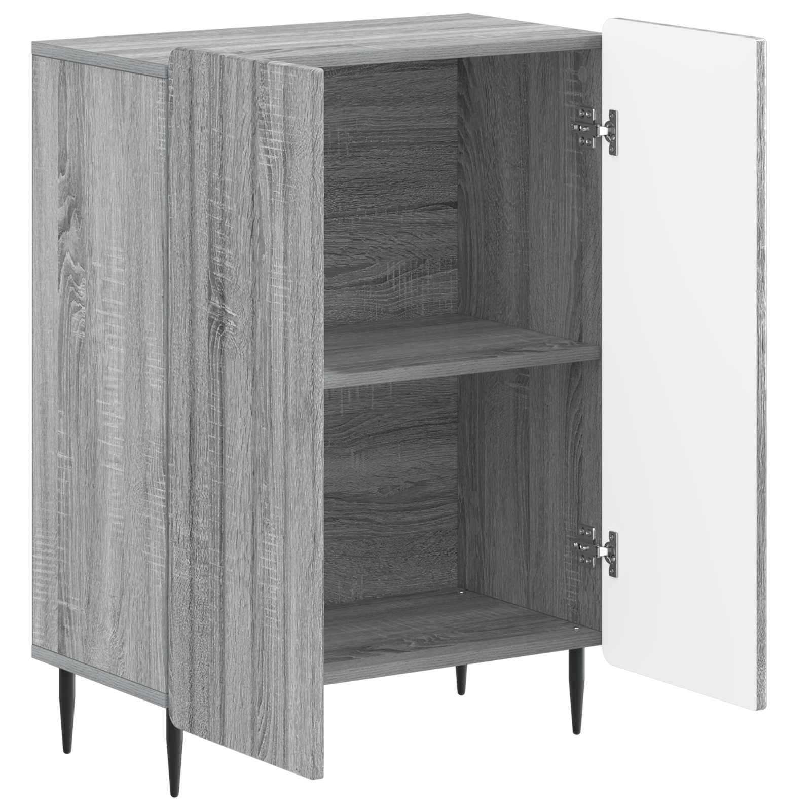 Badkamer Opbergkast ZWOLLE Grijs Sonoma 59,5 x 31 x 79,5 cm
