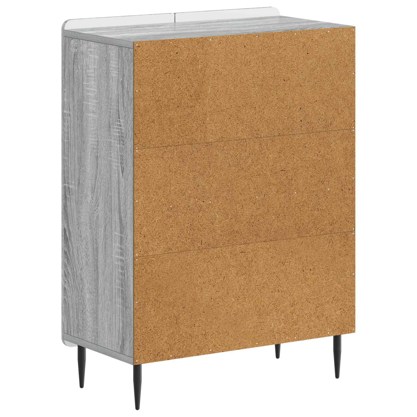 Badkamer Opbergkast ZWOLLE Grijs Sonoma 59,5 x 31 x 79,5 cm