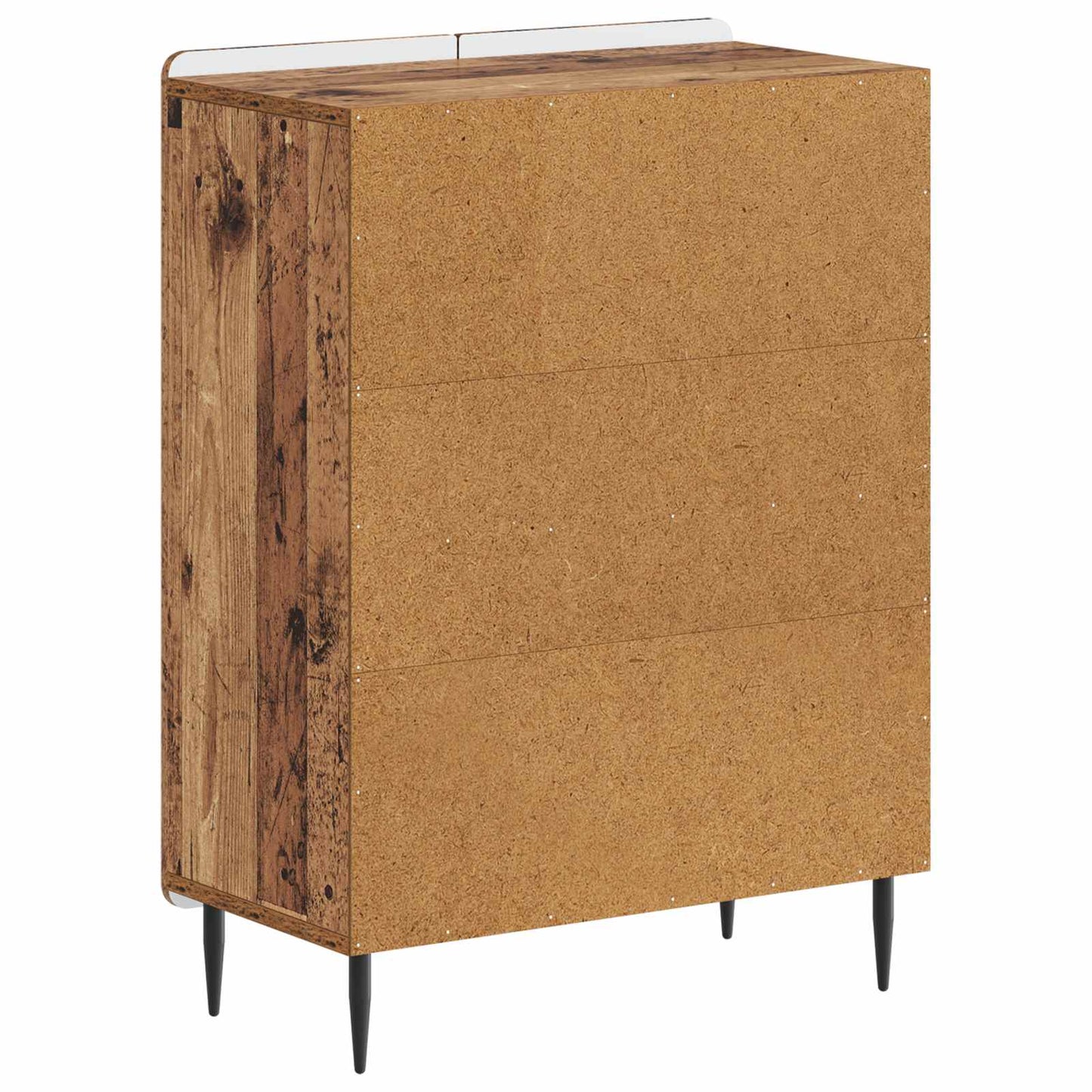 Badkamer Opbergkast ZWOLLE Oud hout 59,5 x 31 x 79,5 cm
