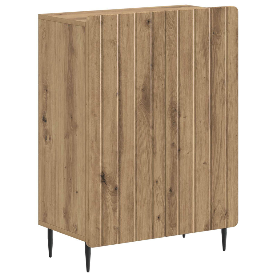 Badkamer Opbergkast ZWOLLE Artisanaal eiken 59,5 x 31 x 79,5 cm