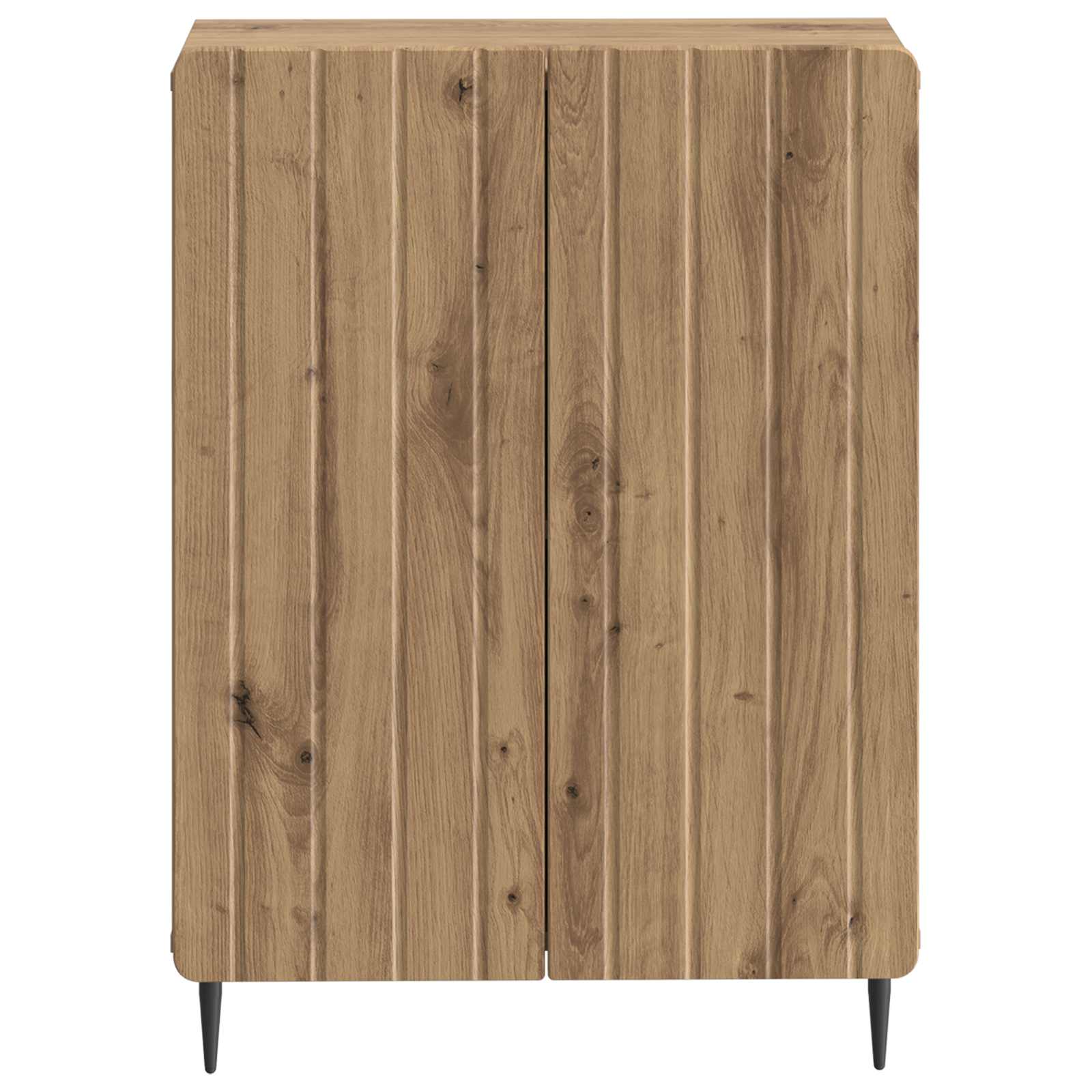 Badkamer Opbergkast ZWOLLE Artisanaal eiken 59,5 x 31 x 79,5 cm