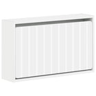 Wandgemonteerde Schoenkast ZWOLLE 71 x 17 x 43 cm Bewerkt hout