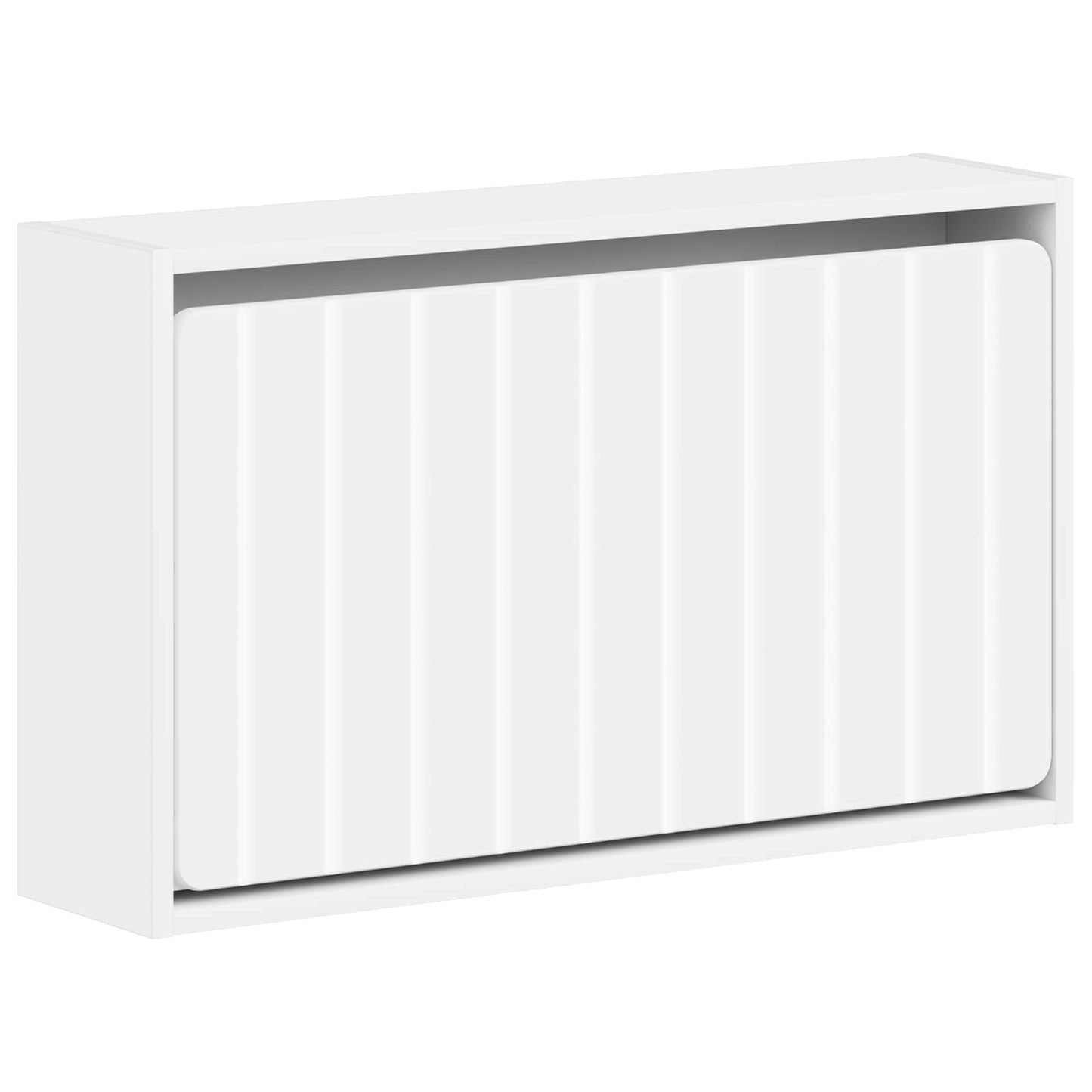 Wandgemonteerde Schoenkast ZWOLLE 71 x 17 x 43 cm Bewerkt hout