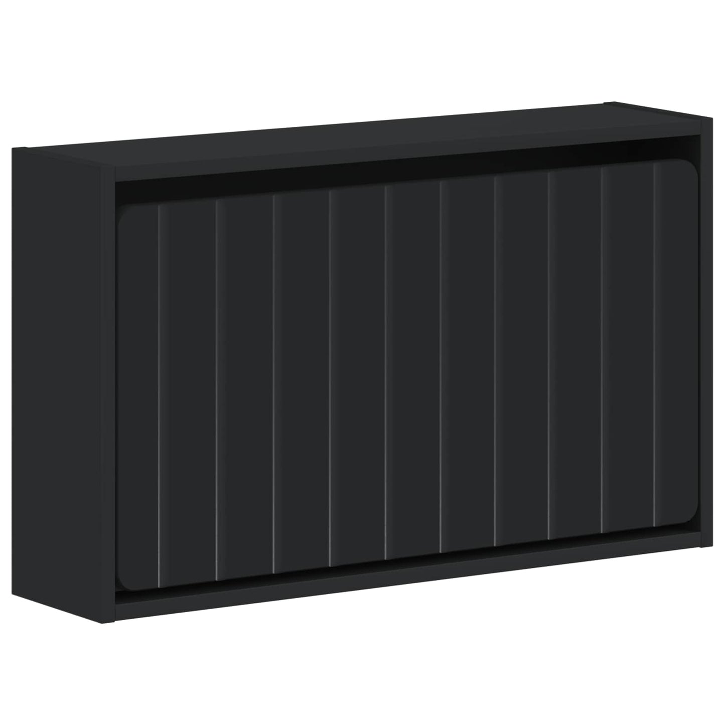 Wandgemonteerde Schoenkast ZWOLLE 71 x 17 x 43 cm Bewerkt hout