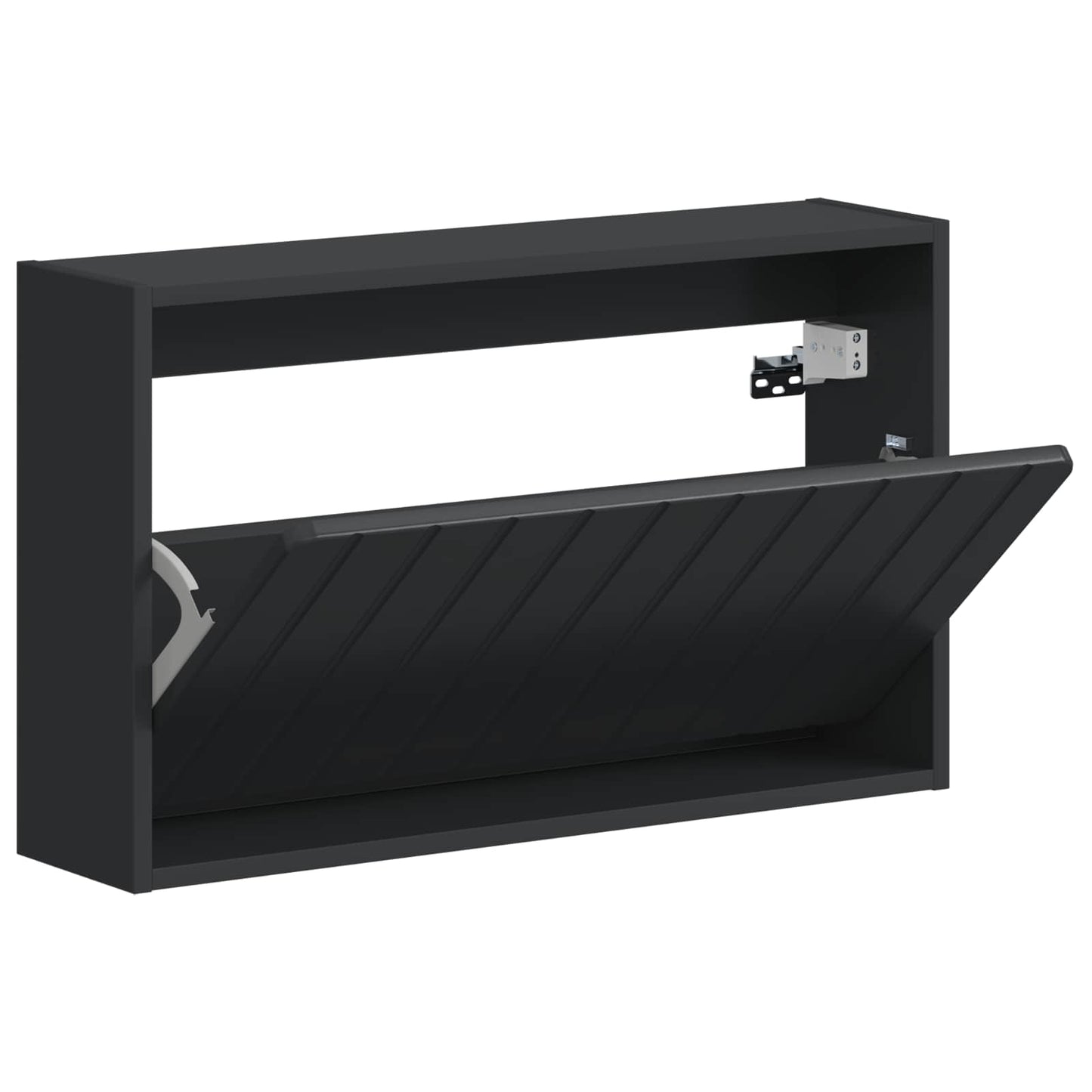 Wandgemonteerde Schoenkast ZWOLLE 71 x 17 x 43 cm Bewerkt hout