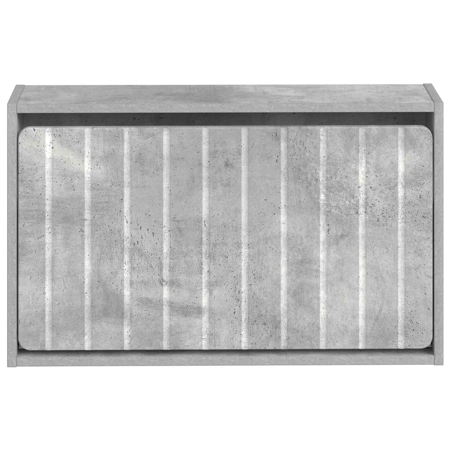 Wandgemonteerde Schoenkast ZWOLLE 71 x 17 x 43 cm Bewerkt hout