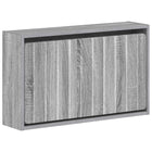 Wandgemonteerde Schoenkast ZWOLLE 71 x 17 x 43 cm Bewerkt hout