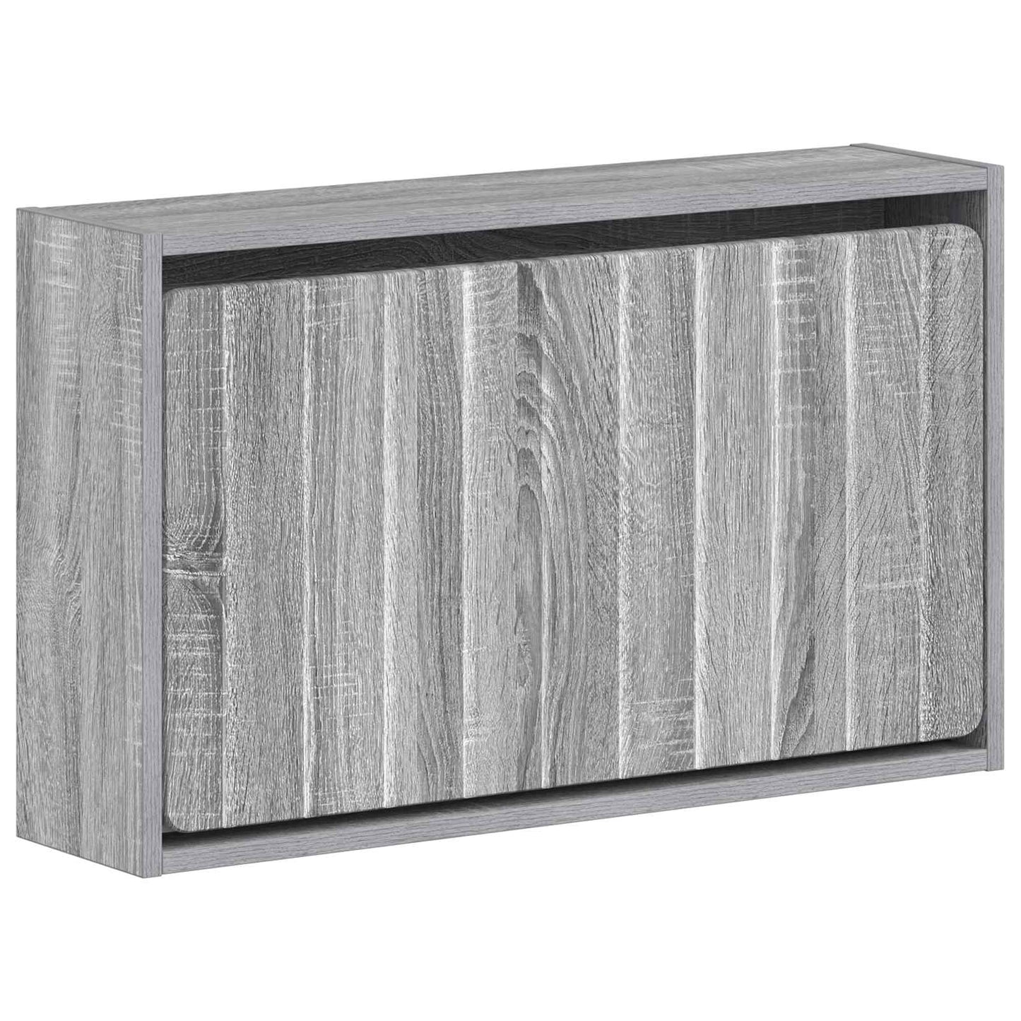 Wandgemonteerde Schoenkast ZWOLLE 71 x 17 x 43 cm Bewerkt hout