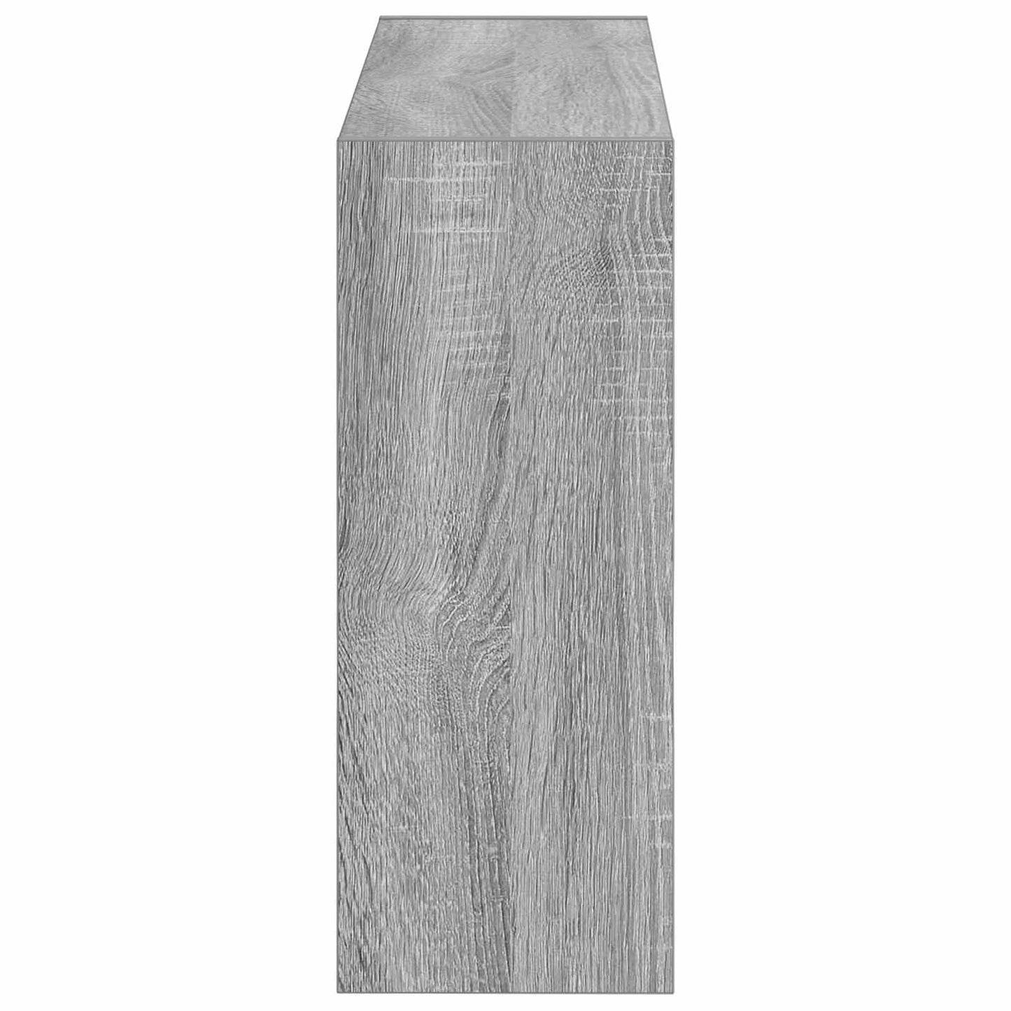 Wandgemonteerde Schoenkast ZWOLLE 71 x 17 x 43 cm Bewerkt hout