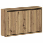 Wandgemonteerde Schoenkast ZWOLLE 71 x 17 x 43 cm Bewerkt hout