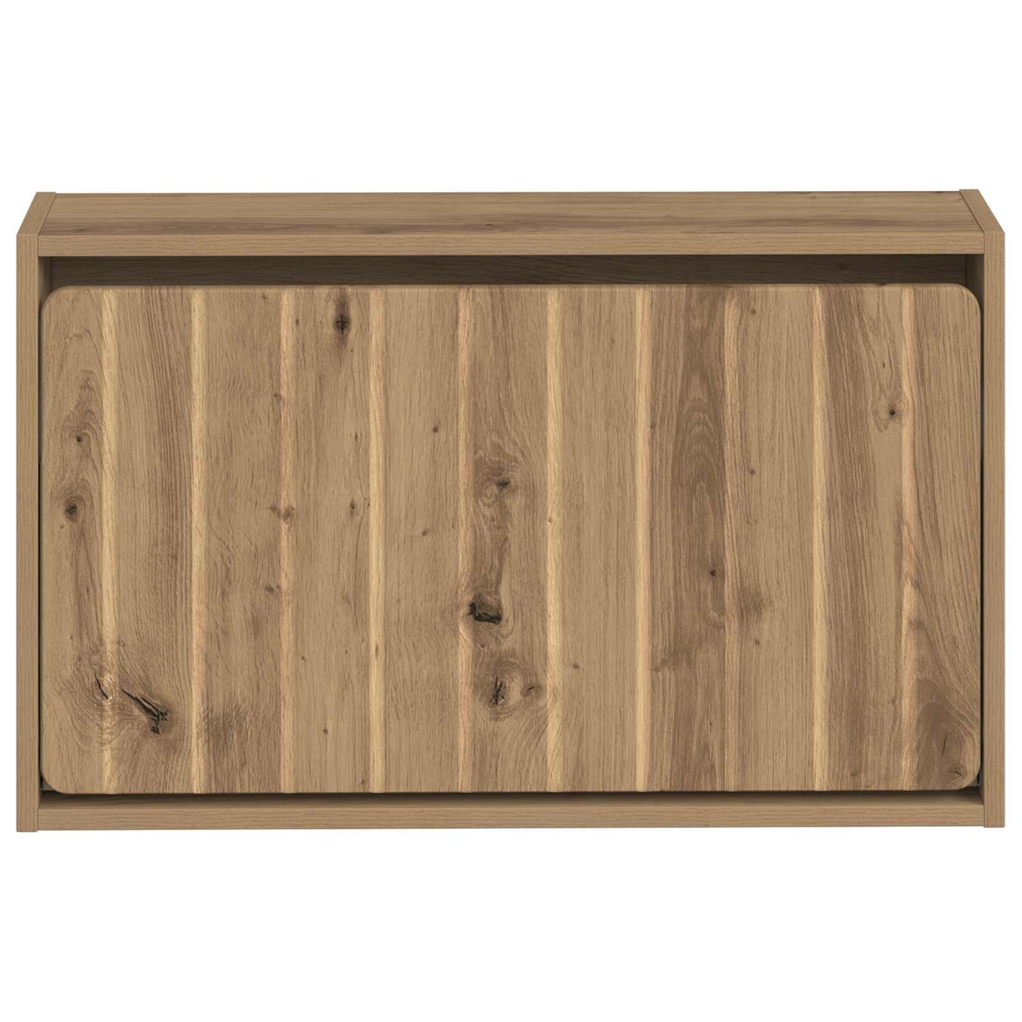 Wandgemonteerde Schoenkast ZWOLLE 71 x 17 x 43 cm Bewerkt hout