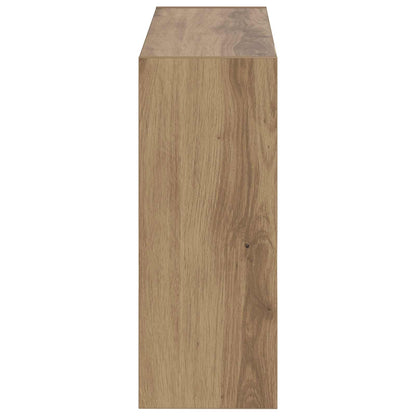 Wandgemonteerde Schoenkast ZWOLLE 71 x 17 x 43 cm Bewerkt hout