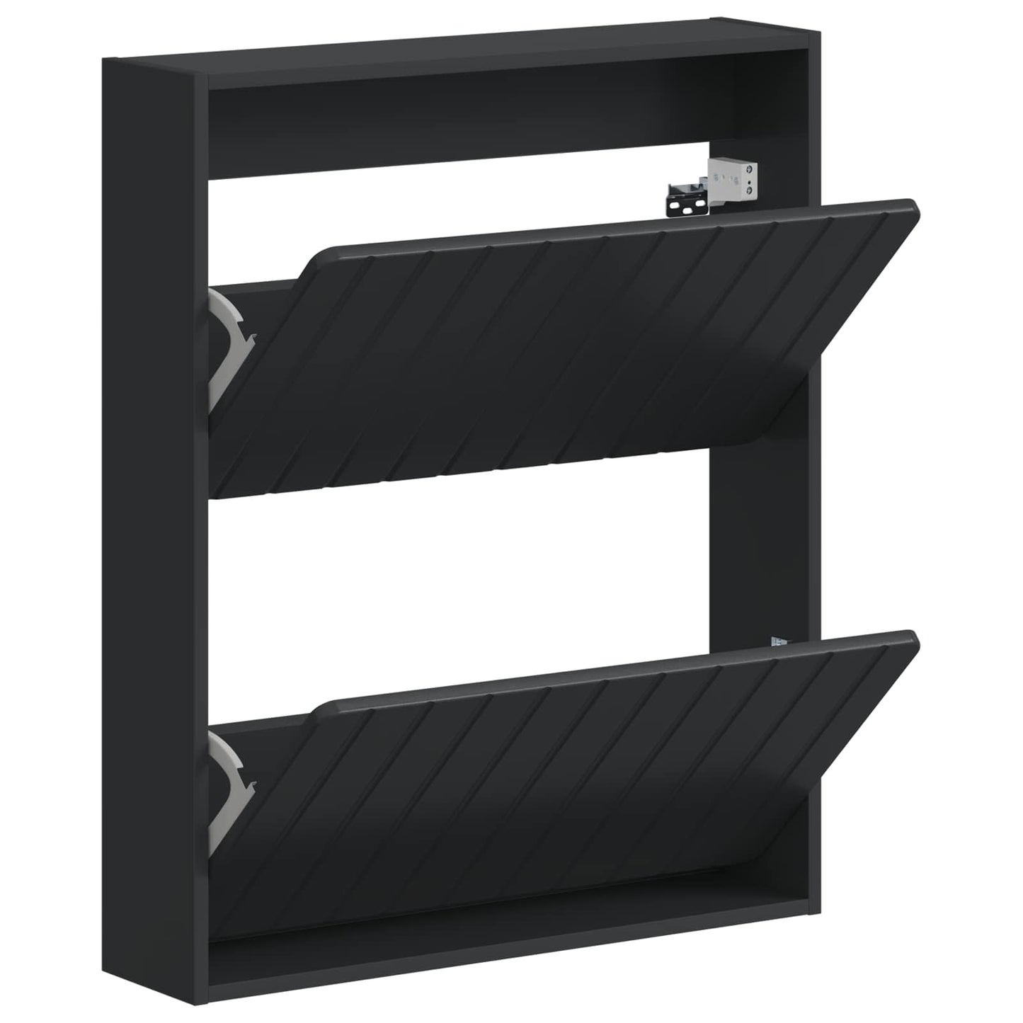 Wandgemonteerde Schoenkast ZWOLLE 71 x 17 x 86 cm Bewerkt hout
