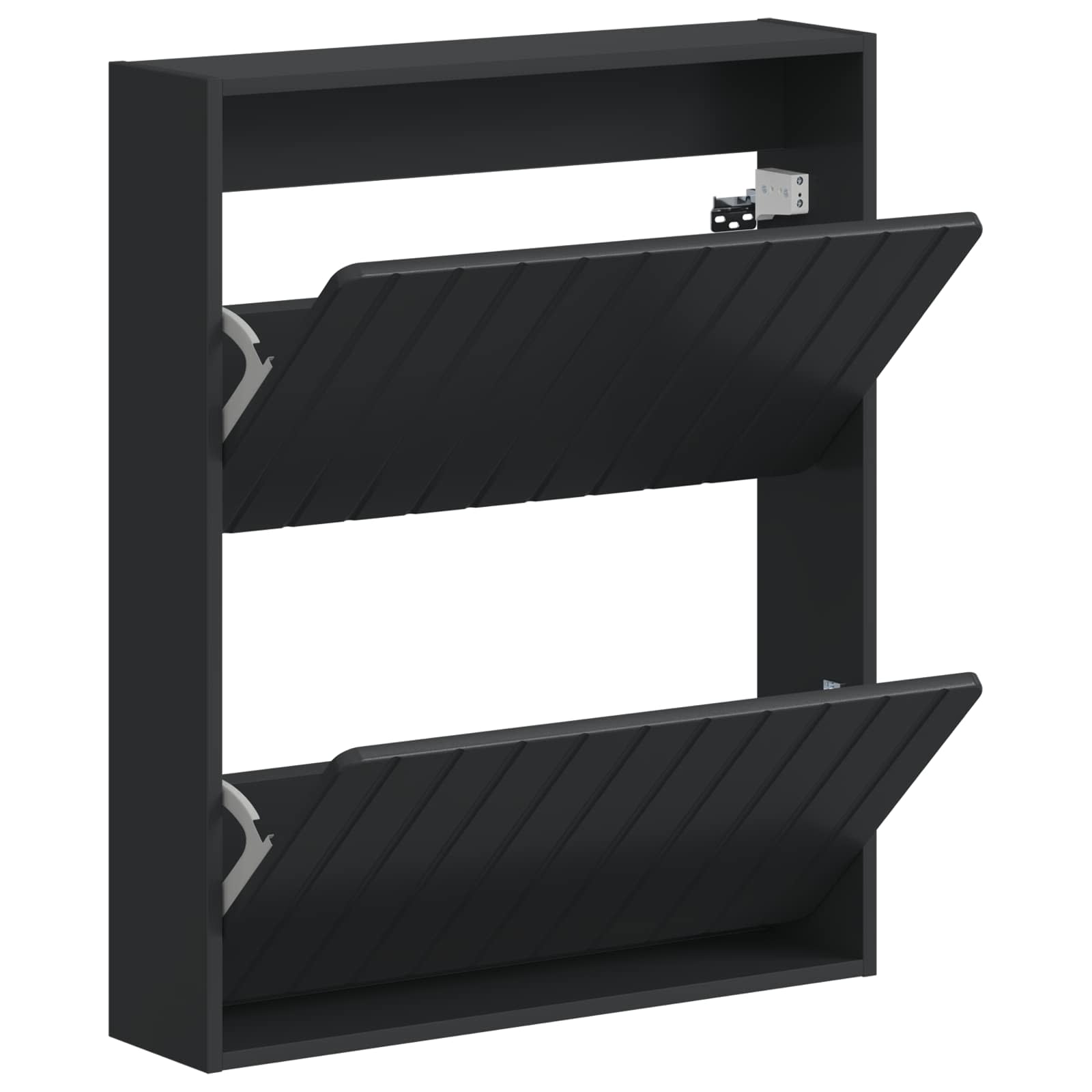 Wandgemonteerde Schoenkast ZWOLLE 71 x 17 x 86 cm Bewerkt hout