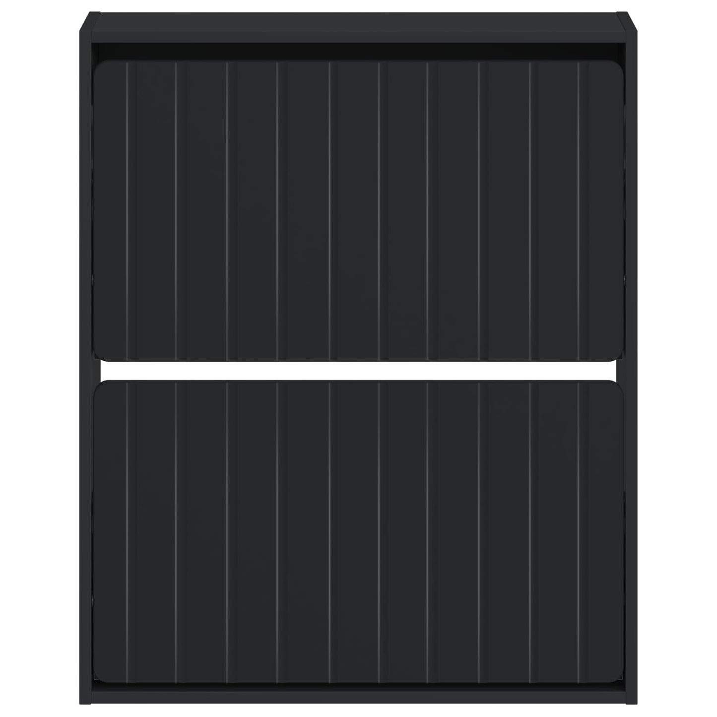 Wandgemonteerde Schoenkast ZWOLLE 71 x 17 x 86 cm Bewerkt hout