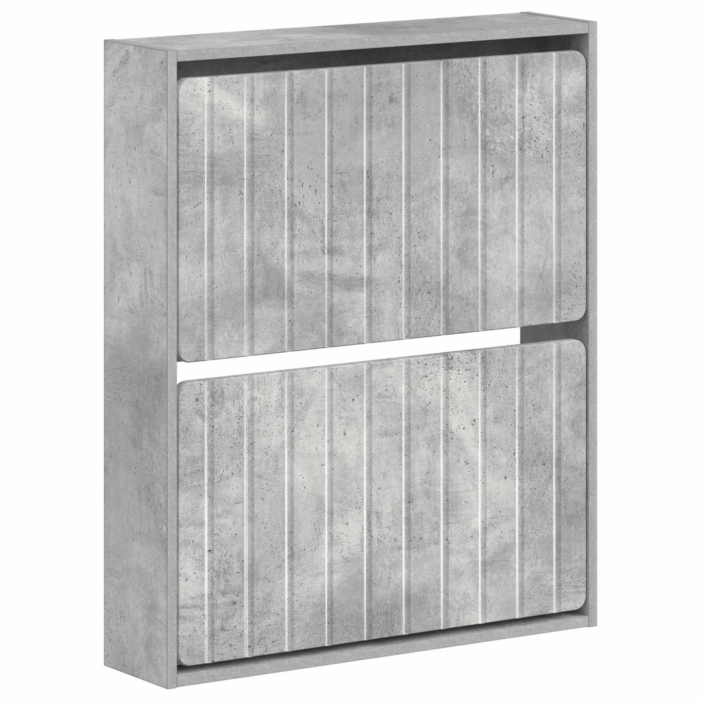 Wandgemonteerde Schoenkast ZWOLLE 71 x 17 x 86 cm Bewerkt hout