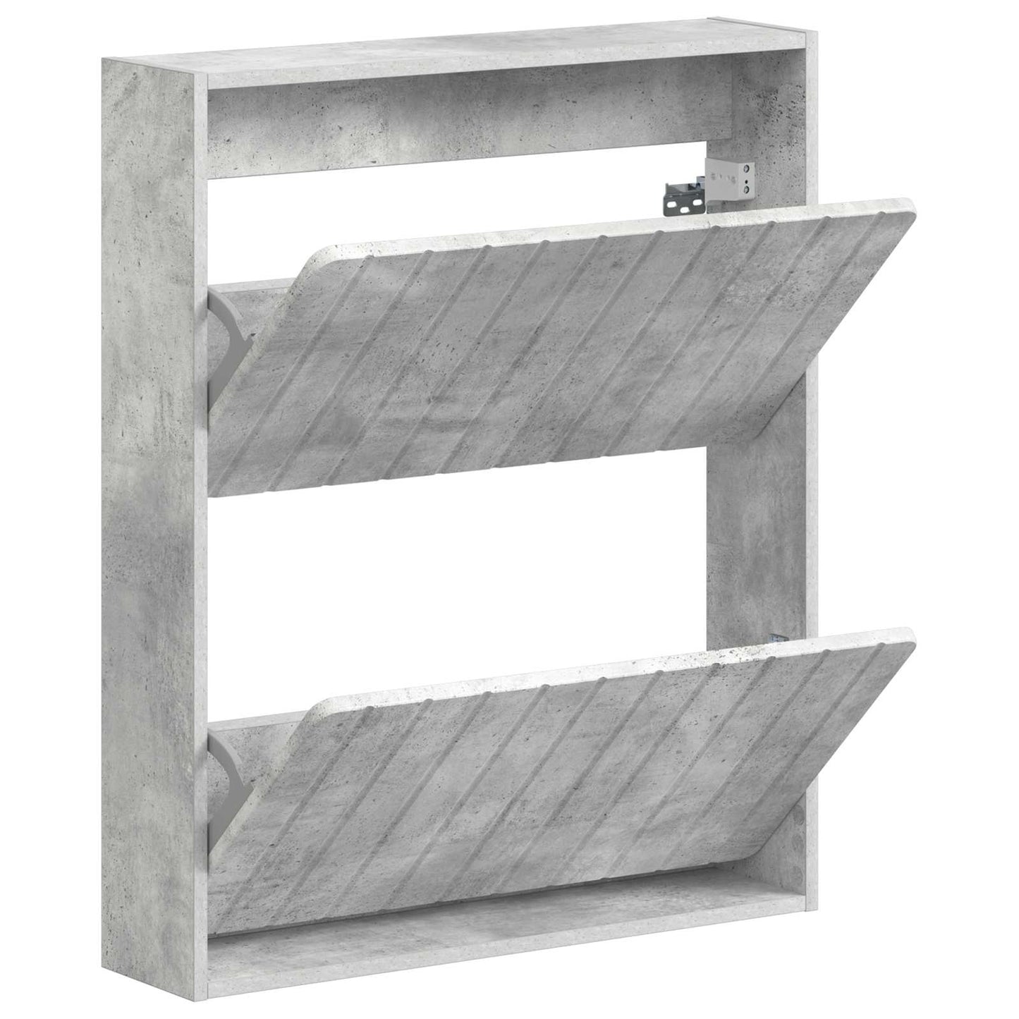 Wandgemonteerde Schoenkast ZWOLLE 71 x 17 x 86 cm Bewerkt hout