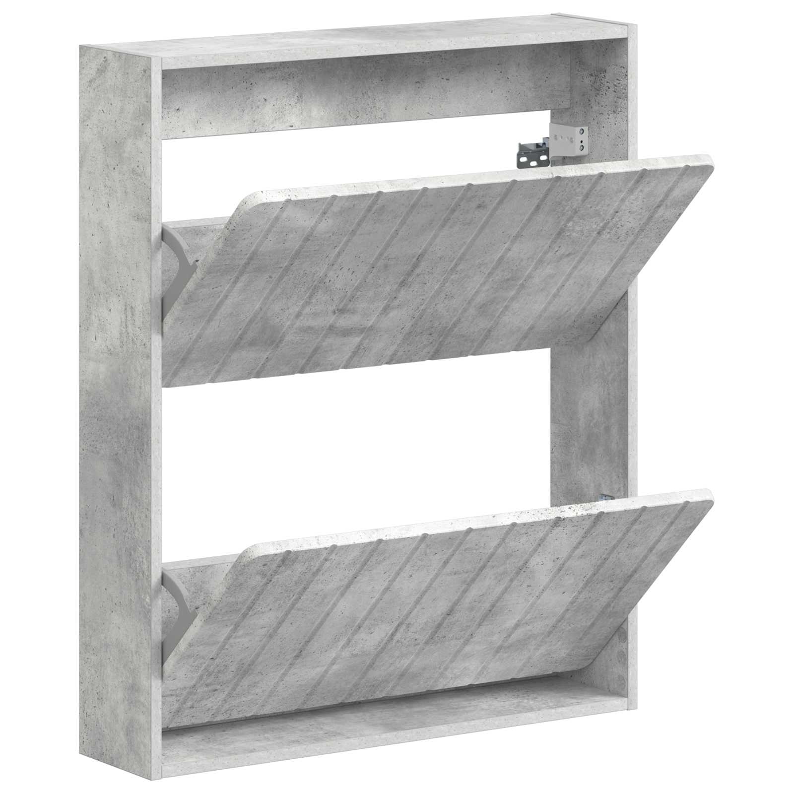 Wandgemonteerde Schoenkast ZWOLLE 71 x 17 x 86 cm Bewerkt hout