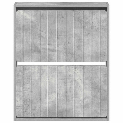 Wandgemonteerde Schoenkast ZWOLLE 71 x 17 x 86 cm Bewerkt hout