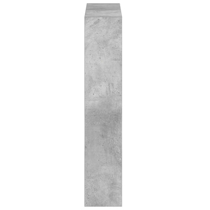Wandgemonteerde Schoenkast ZWOLLE 71 x 17 x 86 cm Bewerkt hout