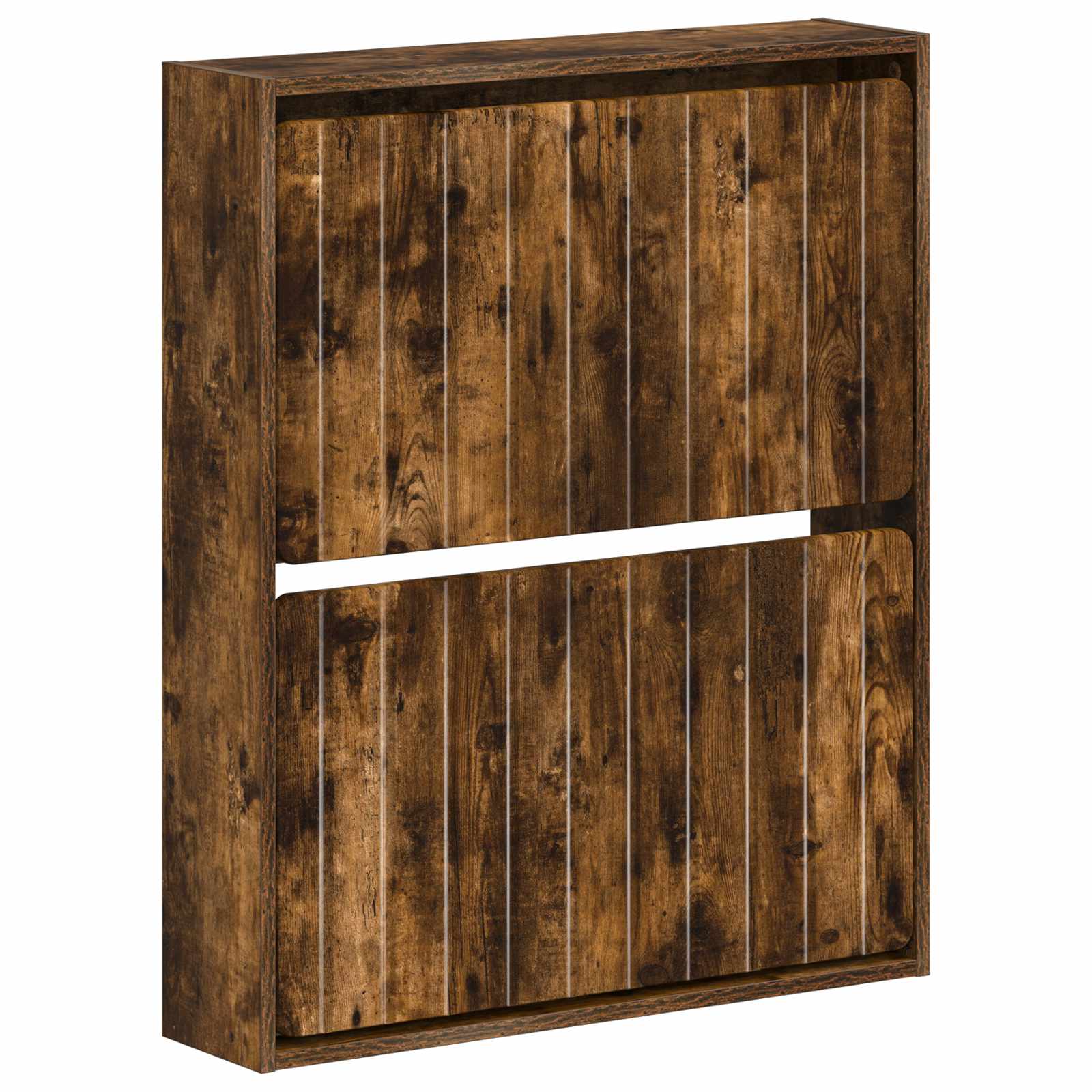 Wandgemonteerde Schoenkast ZWOLLE 71 x 17 x 86 cm Bewerkt hout