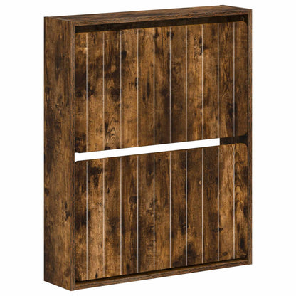 Wandgemonteerde Schoenkast ZWOLLE 71 x 17 x 86 cm Bewerkt hout