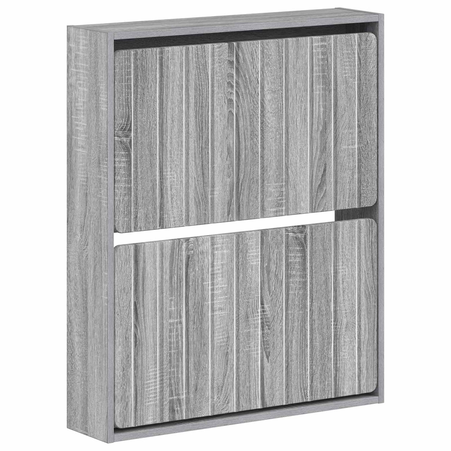 Wandgemonteerde Schoenkast ZWOLLE 71 x 17 x 86 cm Bewerkt hout