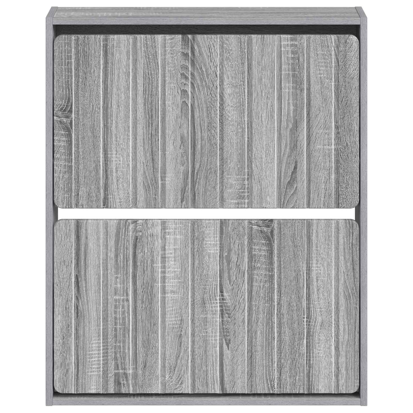 Wandgemonteerde Schoenkast ZWOLLE 71 x 17 x 86 cm Bewerkt hout