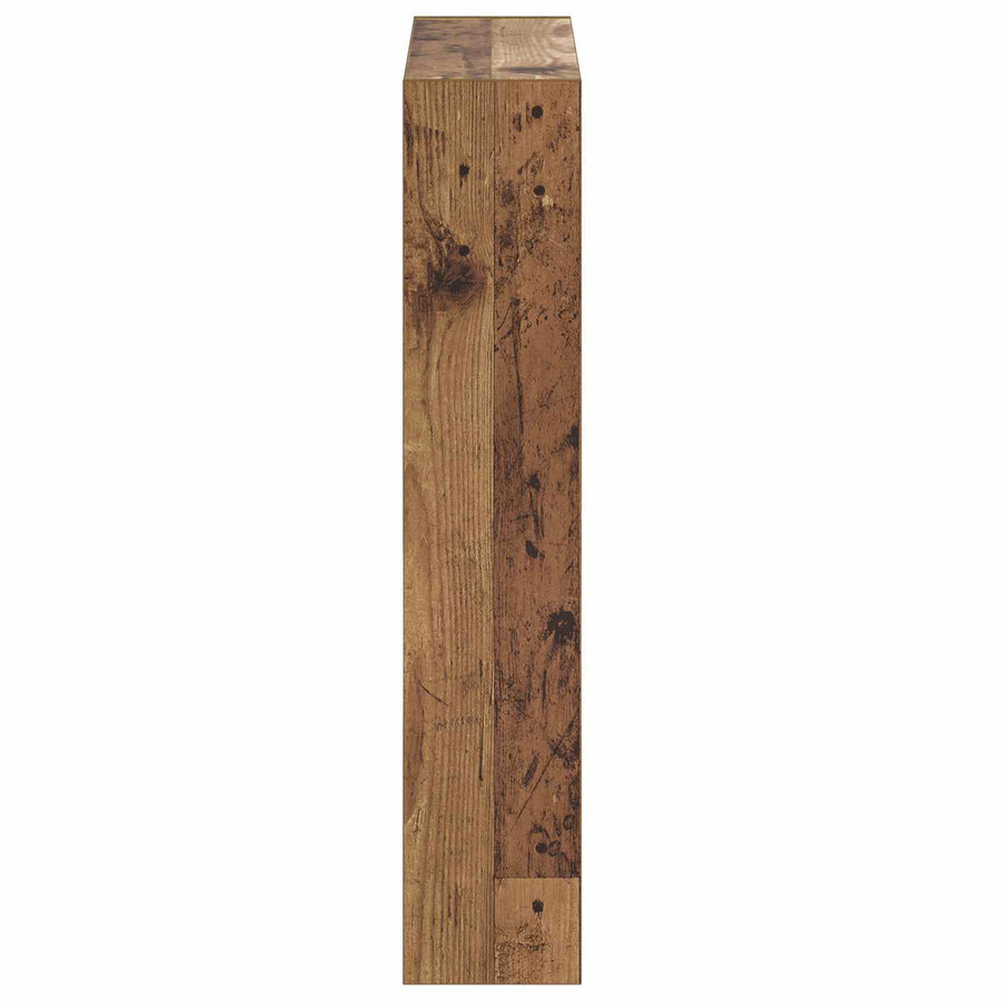Wandgemonteerde Schoenkast ZWOLLE 71 x 17 x 86 cm Bewerkt hout