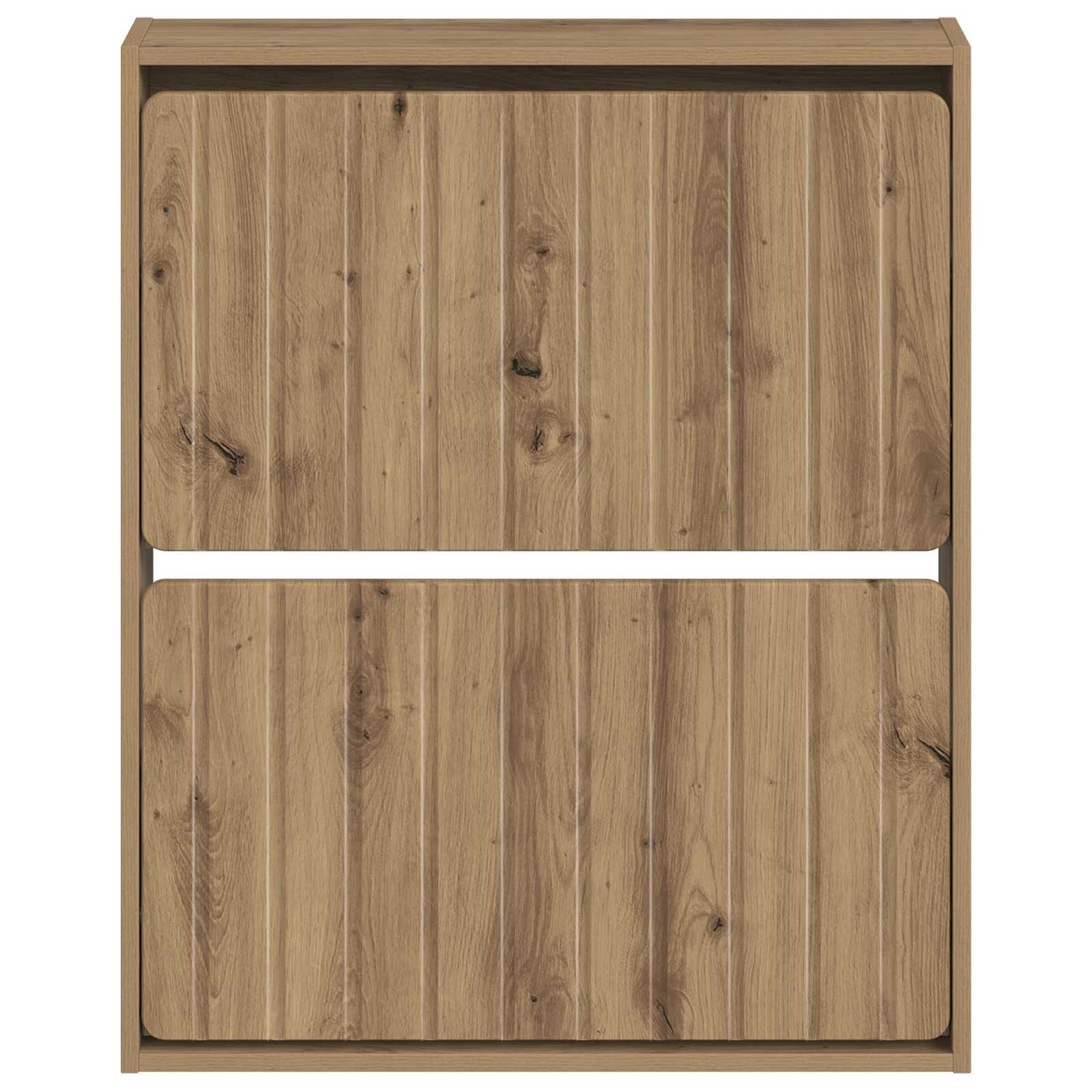 Wandgemonteerde Schoenkast ZWOLLE 71 x 17 x 86 cm Bewerkt hout