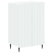 Schoenenkast ZWOLLE 59.5x39.5x91.5 cm wit bewerkt hout