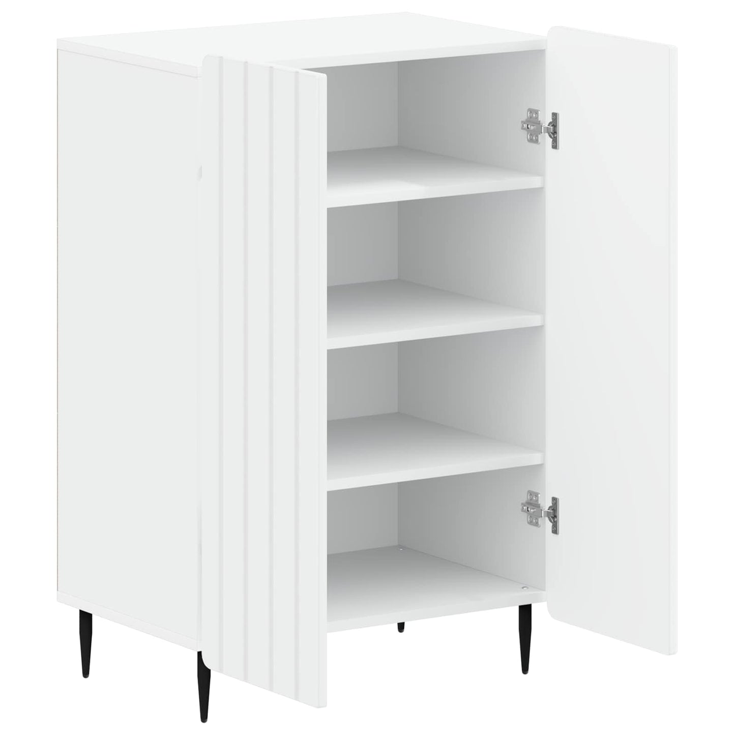 Schoenenkast ZWOLLE 59,5 x 39,5 x 91,5 cm Bewerkt hout Wit