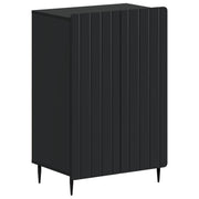 Schoenenkast ZWOLLE 60x40x91,5 cm bewerkt hout zwart